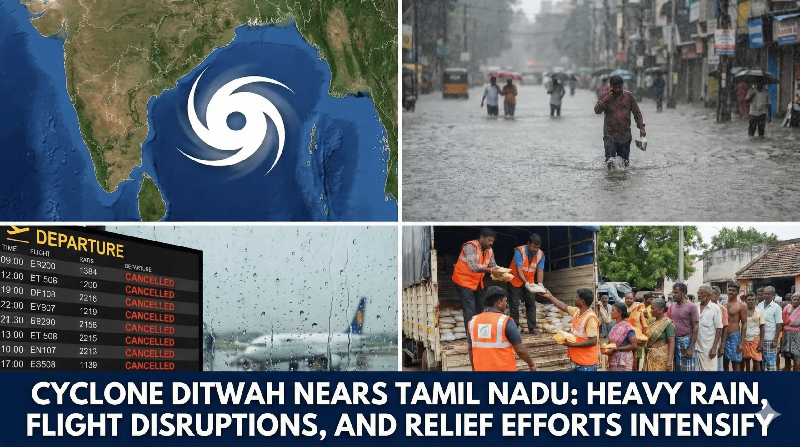 Cyclone Ditwah Nears Tamil Nadu